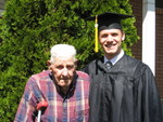 Grandpa and Jordan after BYU graduation