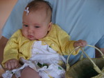 Madison holding her basket