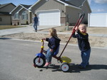 Madison and neighbor Logan 2