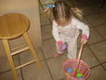 Madison finding lots of eggs