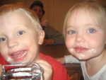 Messy faces!