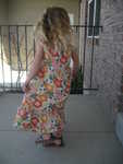 Madison spinning her dress