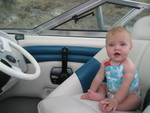 Captain Madison in the drivers seat!