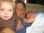 Daddy and the babies