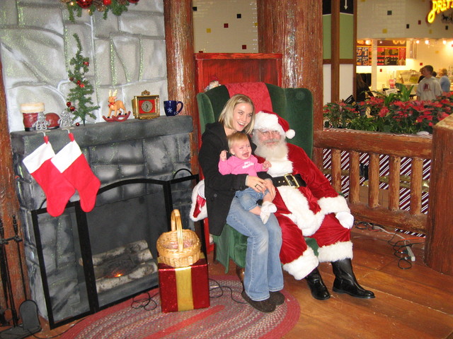 Santa, Madison and Rachel