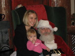 Santa, Madison and Rachel 2