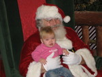 Visiting santa at the mall