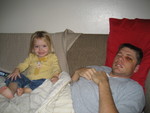 Keeping Daddy entertained