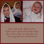 Christmas nativity at grandma and grandpa Smith's