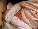 Madison getting beauty sleep