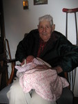 Madison with great grandpa Johnson