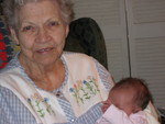 Proud great grandma Johnson