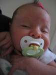 Relaxing with the binky