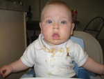 Paul after eating a baby cookie