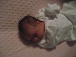 Madison in her PJ's ready for bed