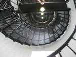 A lot of stairs to the top of the lighthouse
