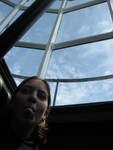 Chelsea at the top of the lighthouse