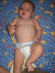 Hanging out in a diaper