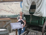 Madison and Mommy at the End of the Oregon Trail