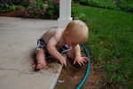 Paul playing in the dirt