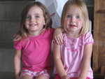 cousins Clara and Madison