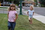 Isabel and Madison galloping 3