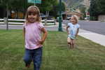 Isabel and Madison galloping 2