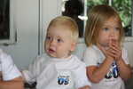 Cousin camp pictures Paul and Madison