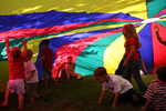 Playing with the parachute 1