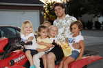 Jordan and Madison taking the cousins on rides