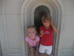 Madison and Isable at the SL temple 2