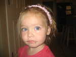 Madison fixed her own hair 2