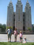 Max Olivia Madison and Paul at the SL Temple