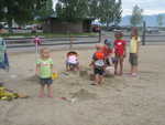 Playing at Utah lake