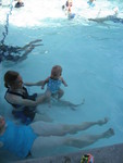 1st swimming experience