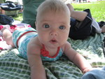 Madison in her tankini at the Seara Pool