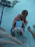 Madison loved the swimming pool at Snowbird