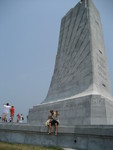 Jordan and Madison at the Monument