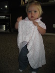 Twirling her princess Sunday dress