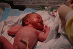 Baby Madison after delivery