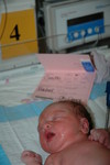 Madison in the nursery