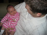 Dad teaching Madison about facilities management