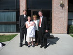 Grandma and Grandpa Newsome, Rachel, Jordan and Madison