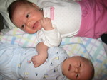 Madison and Owen posing for a picture