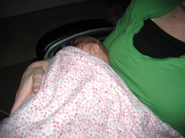 Madison likes her face covered while sleeping
