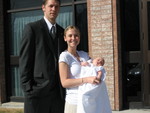 Proud Dad and Mom with Madison