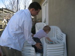 Good thing Daddy was there to help