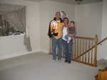 Mom, Dad and Madison after moving all day