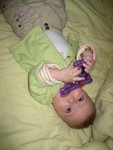 Play time with Daddy while Mommy's at work