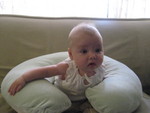 Practicing sitting up